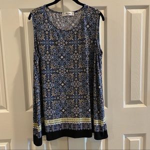 Jones Studio 1X Sleeveless Tunic